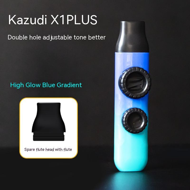 Double Flute Kazoo - Dual Hole Adjustable Sound
