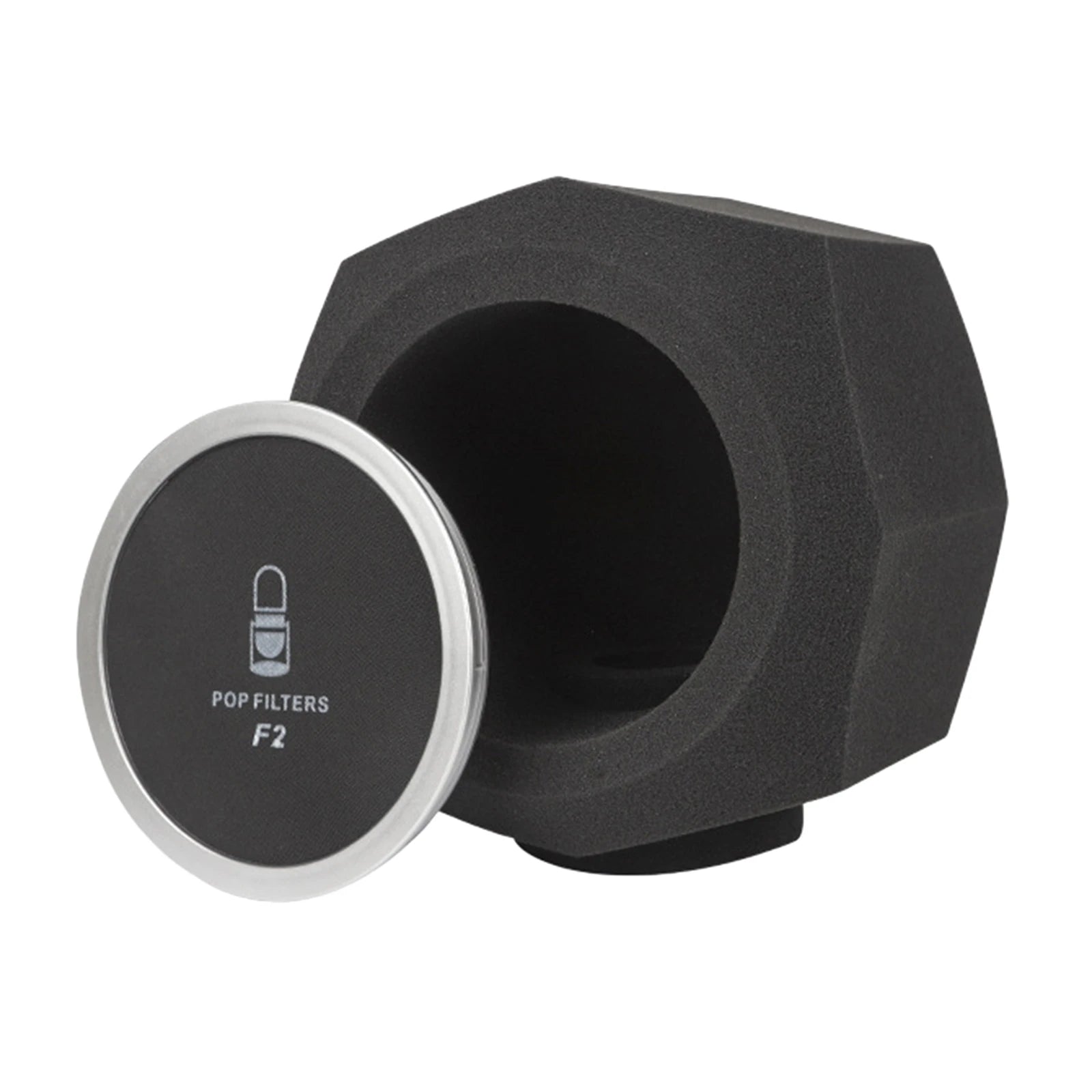 Portable Microphone Isolation Ball – Compact Foam Pop Filter Shield