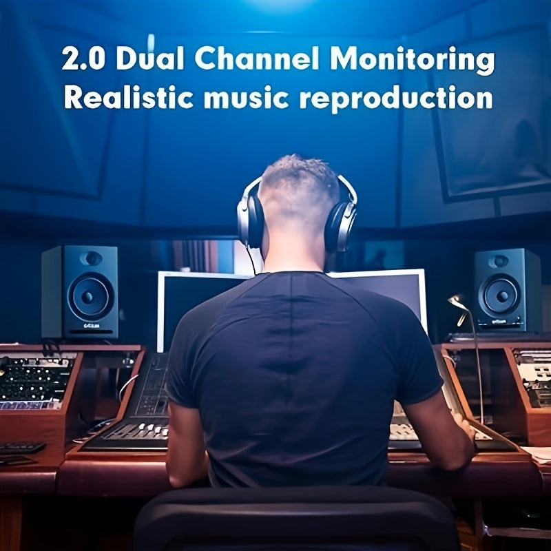 Dual-Mode Studio Monitors – Active Bluetooth 5.3 Near-Field Speakers for Home Studio