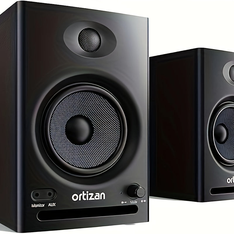 Dual-Mode Studio Monitors – Active Bluetooth 5.3 Near-Field Speakers for Home Studio