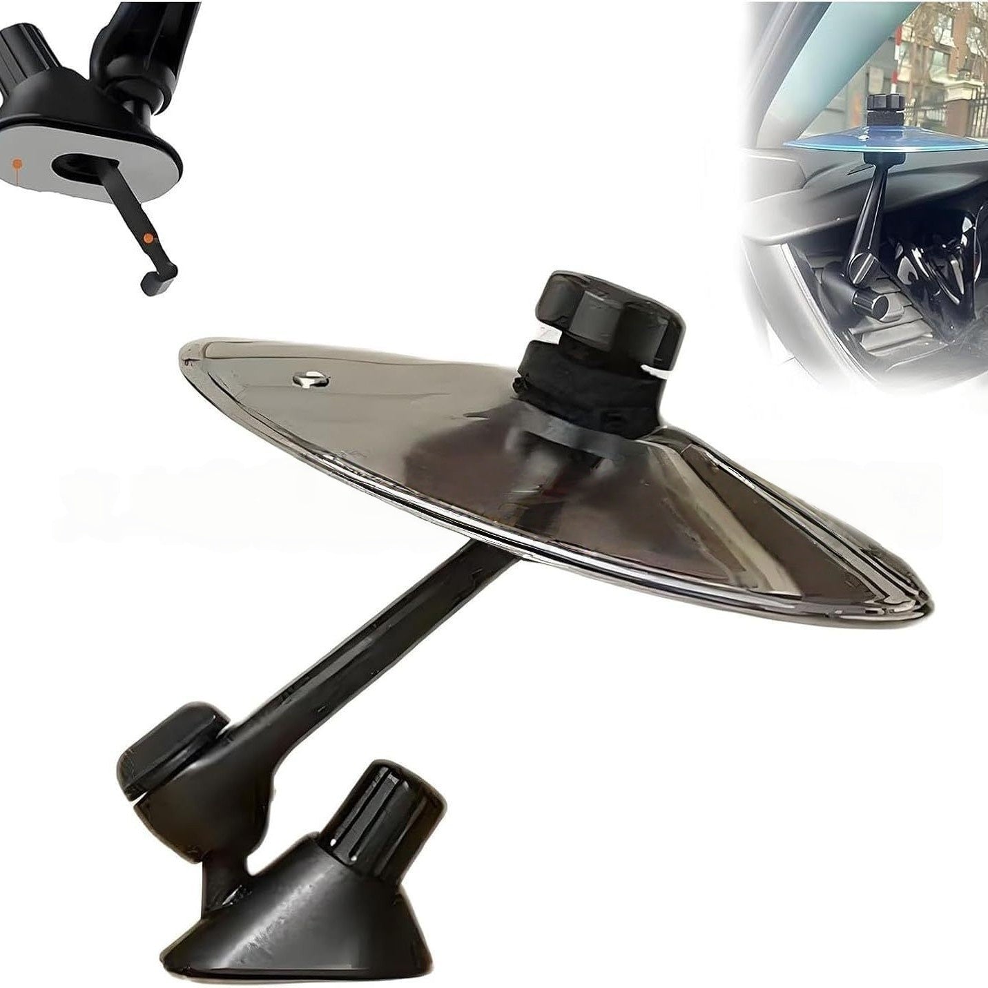 Mini Car Drum Cymbal – Musical Dashboard Accessory
