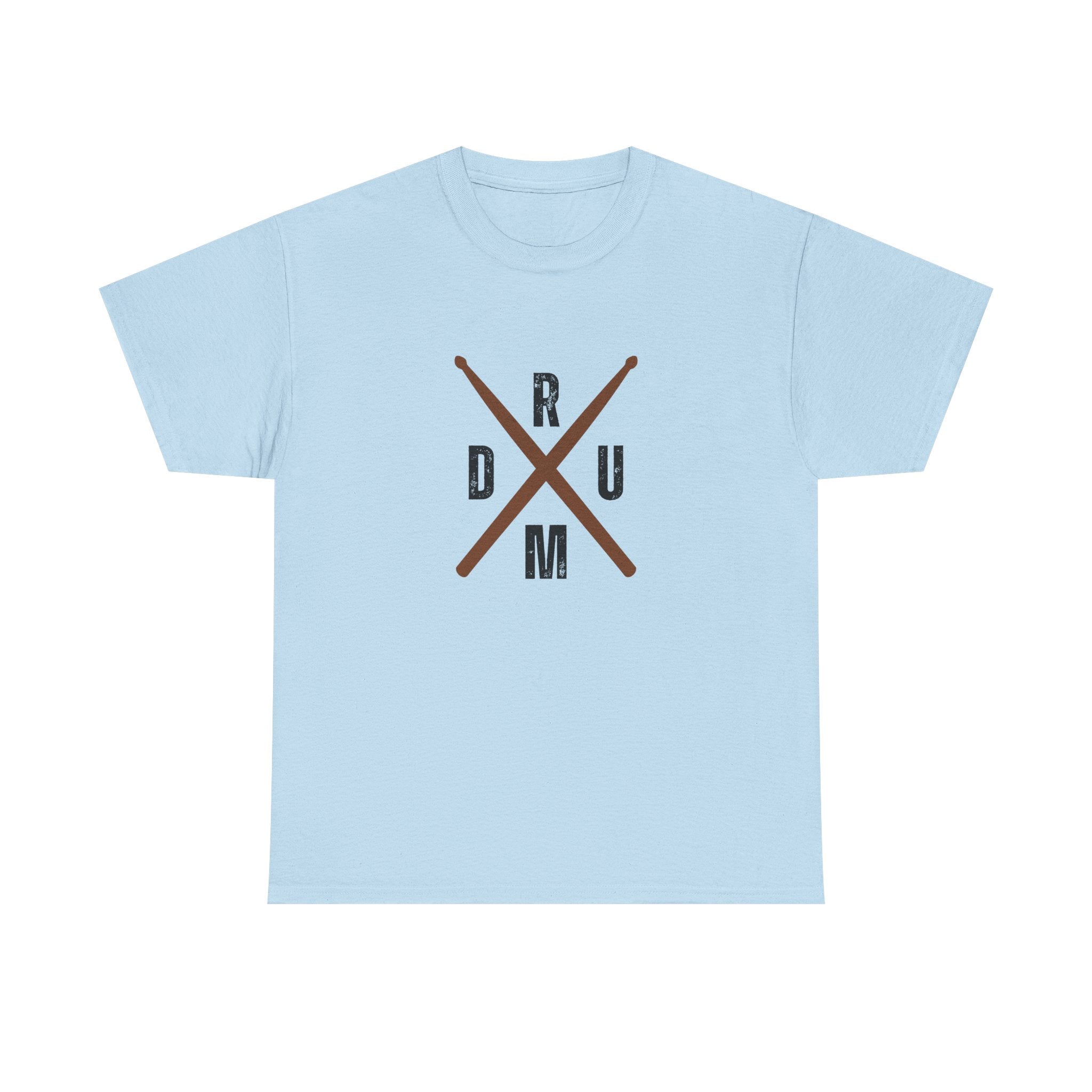 Drumsticks Crossed T-Shirt - Drummer Graphic Tee Drum Musician Shirt