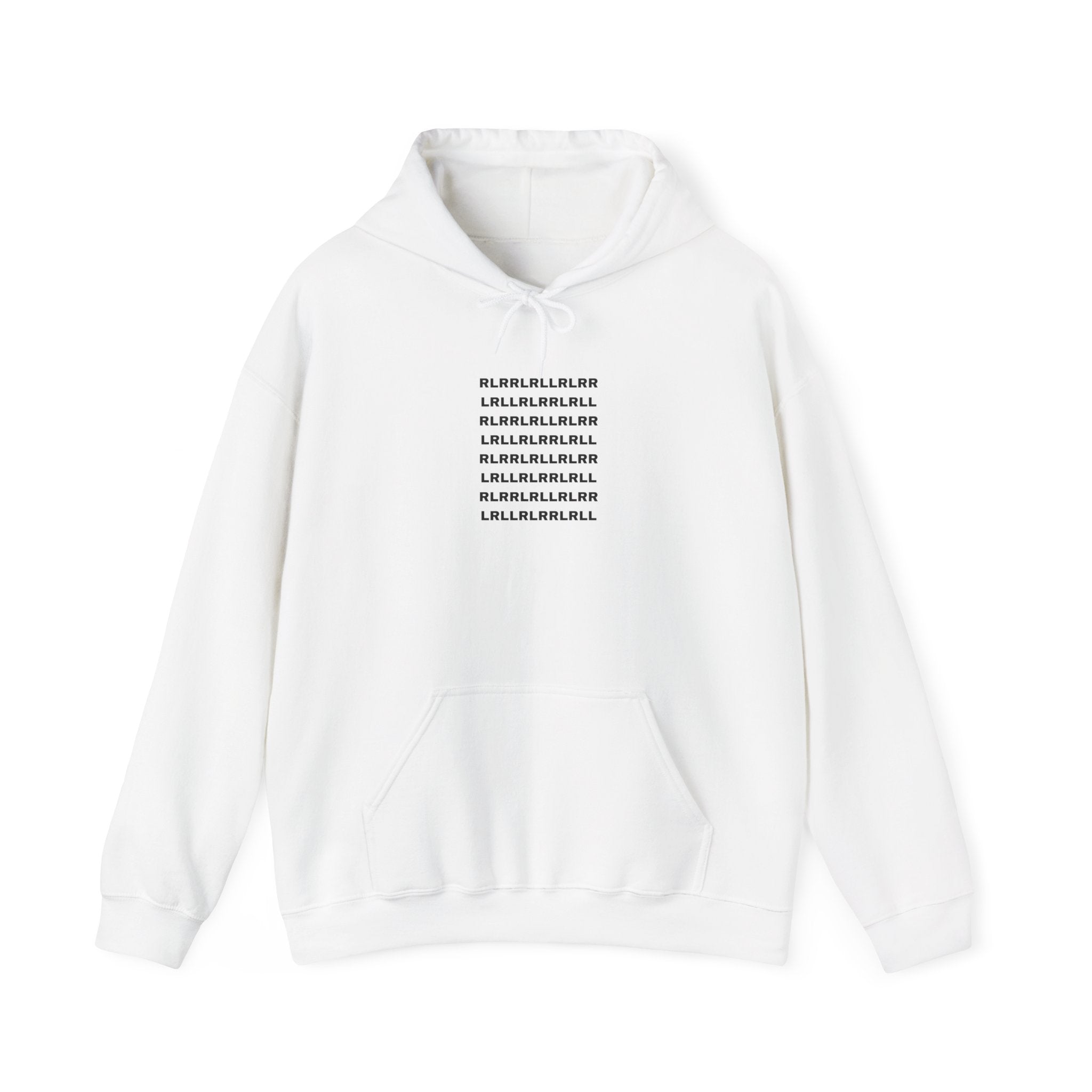 Paradiddle Rudiment Hoodie - Minimal Drummer Sweatshirt Drum Pattern Pullover