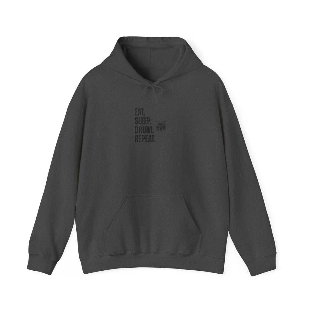Eat Sleep Drum Repeat Hoodie - Drummer Sweatshirt
