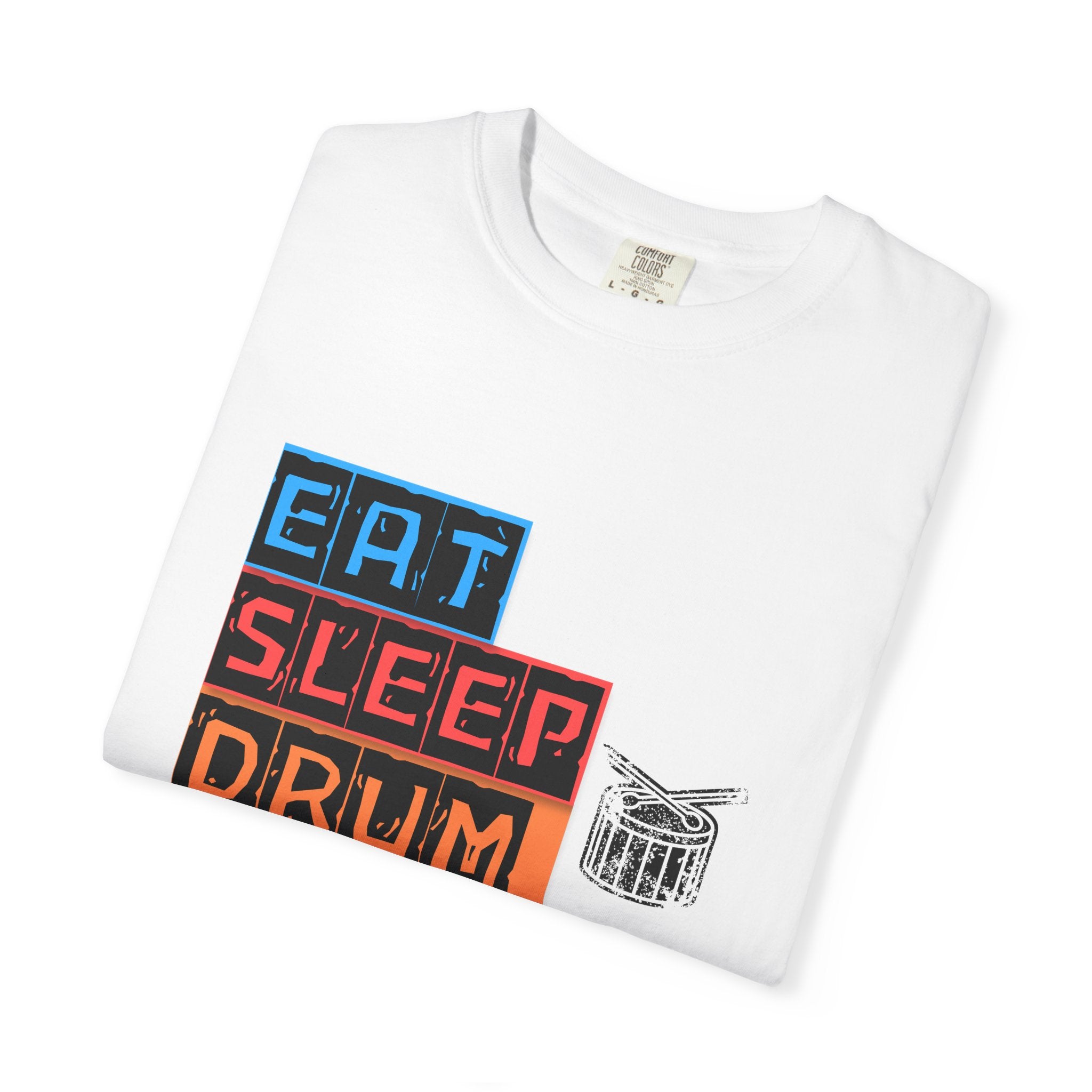 Eat Sleep Drum Repeat T-Shirt - Drummer Graphic Tee