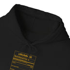 Drummer Nutritional Facts Hoodie – Drummer Gift Sweatshirt