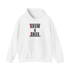 Drum and Bass Hoodie - Funny Drummer Sweatshirt Rum & Ass Music Pullover