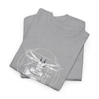 Drummer Vitruvian T-shirt - Drum Kit Graphic Tee Musician Shirt