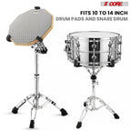 Adjustable Snare Drum Stand – Heavy Duty Double-Braced Tripod Stand with Drum Stick Holder