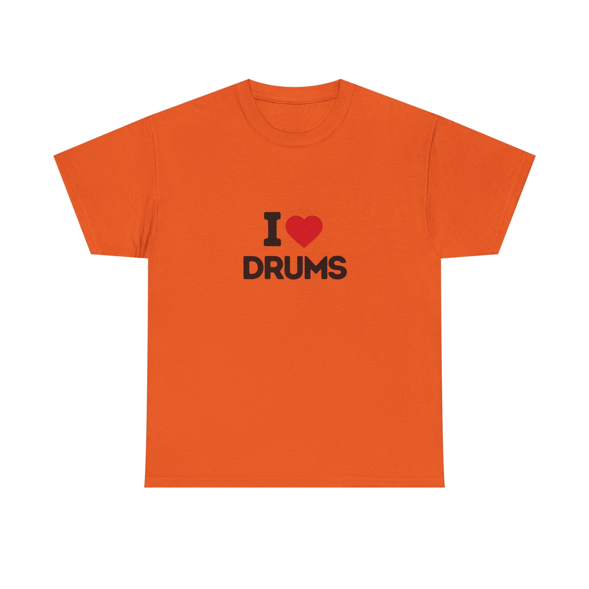 I Heart Drums T-Shirt, Funny Drummer Gift Shirt, Drumming Lover Tee, Gift for Drummer, Percussion Music Shirt, Drum Player Gift Idea