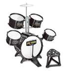 Kids Drum Set – Beginner Percussion Drum Kit with Stool for Early Music Learning