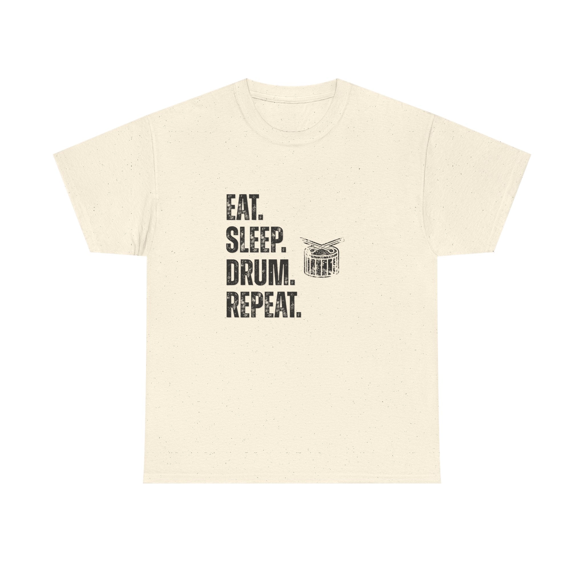 Eat Sleep Drum Repeat T-Shirt - Drummer Graphic Tee