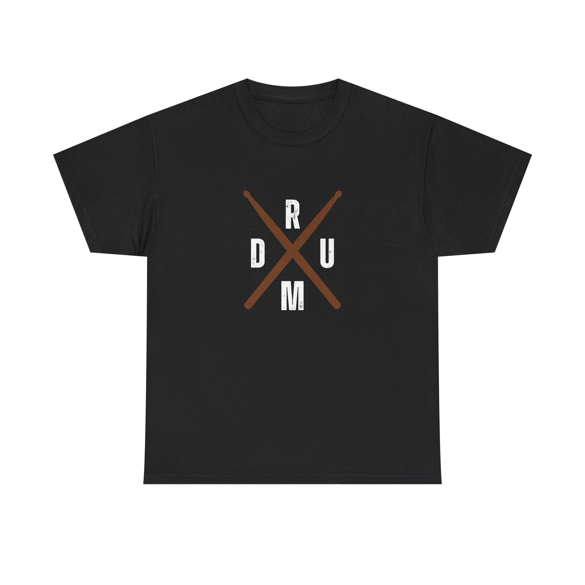 Drumsticks Crossed T-Shirt - Drummer Graphic Tee Drum Musician Shirt