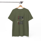 Drum and Bass T-Shirt - Funny Drummer Graphic Tee Rum & Ass Money Music Shirt