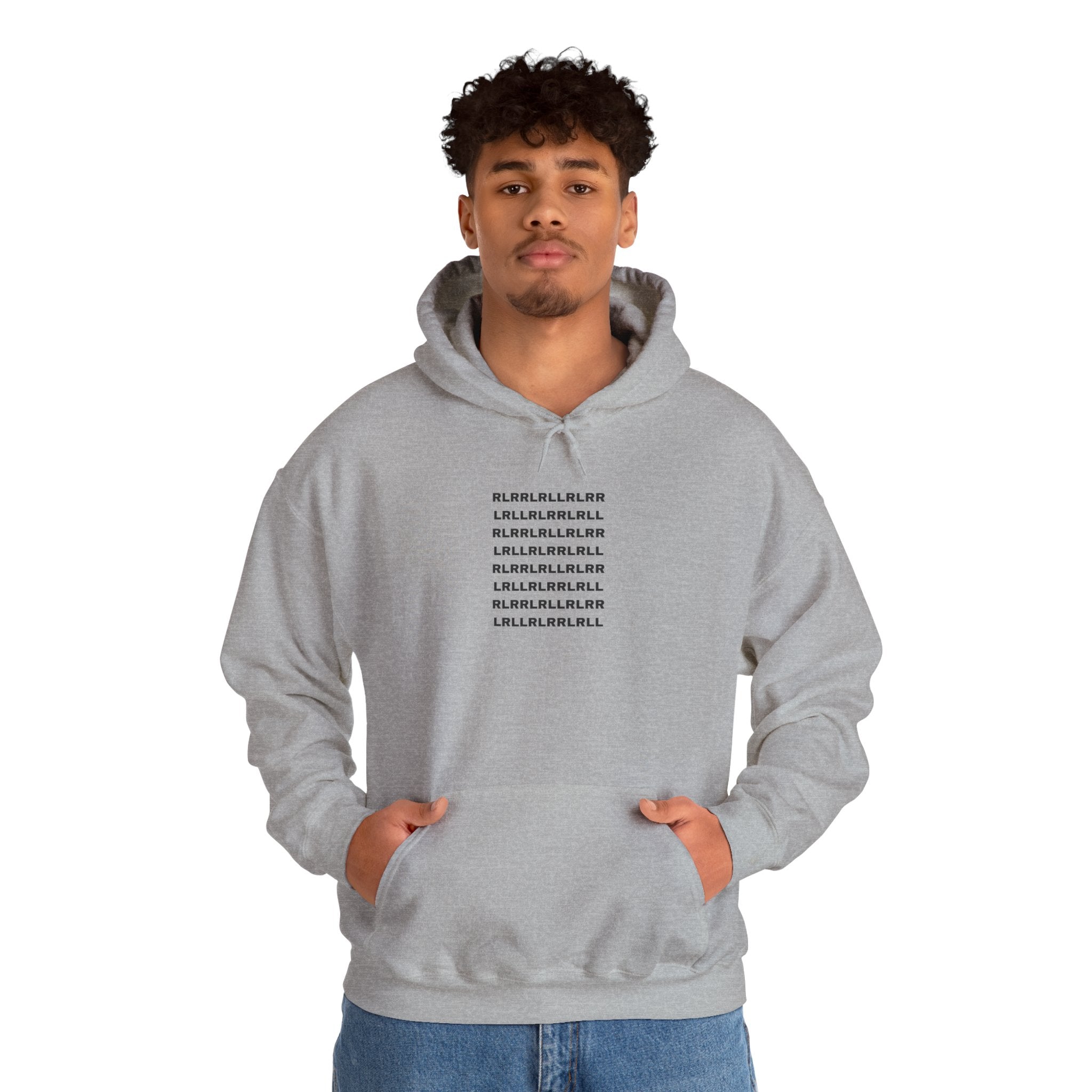 Paradiddle Rudiment Hoodie - Minimal Drummer Sweatshirt Drum Pattern Pullover