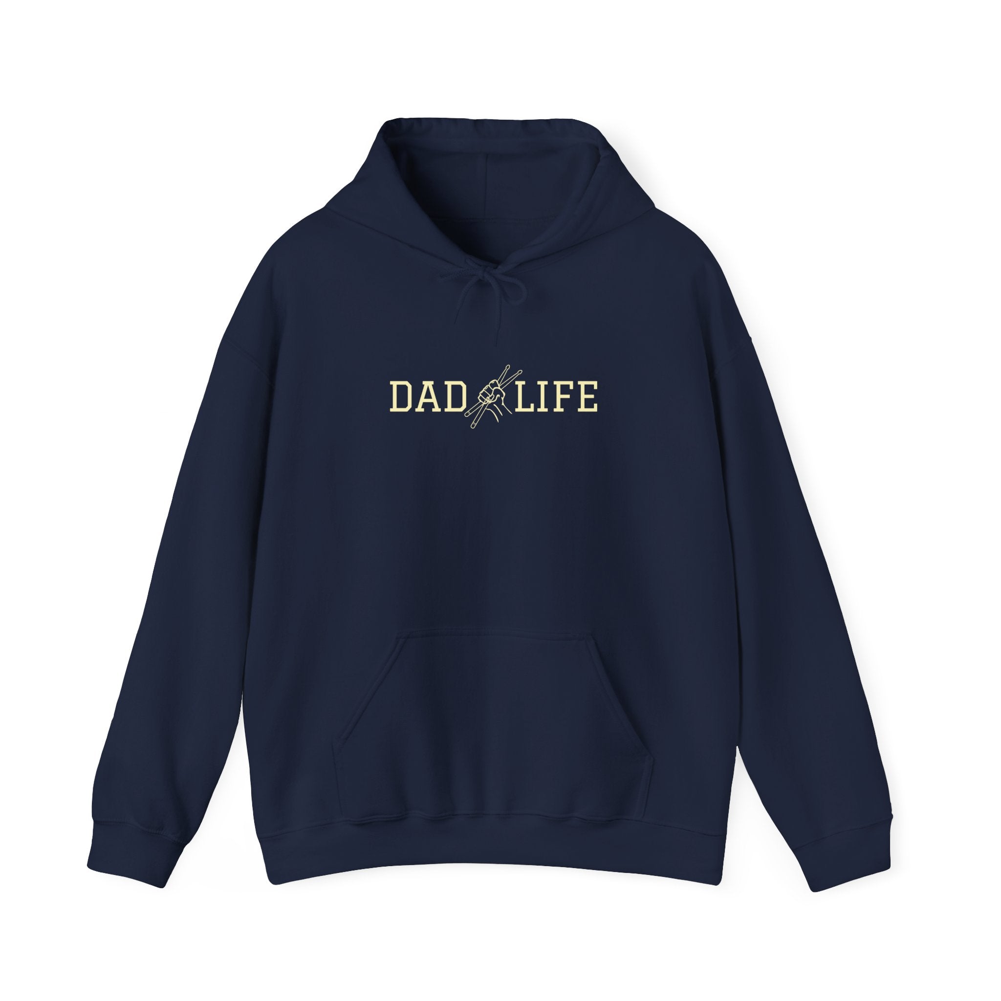 Dad Life Drummer Hoodie – Drumming Dad Sweatshirt