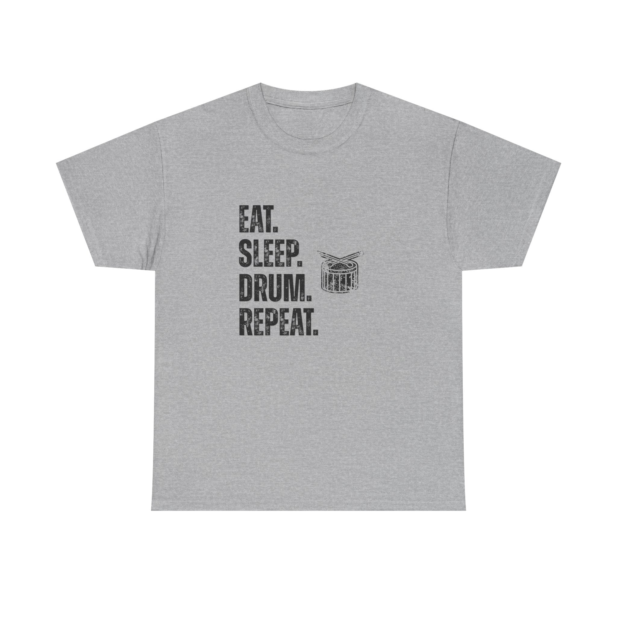 Eat Sleep Drum Repeat T-Shirt - Drummer Graphic Tee