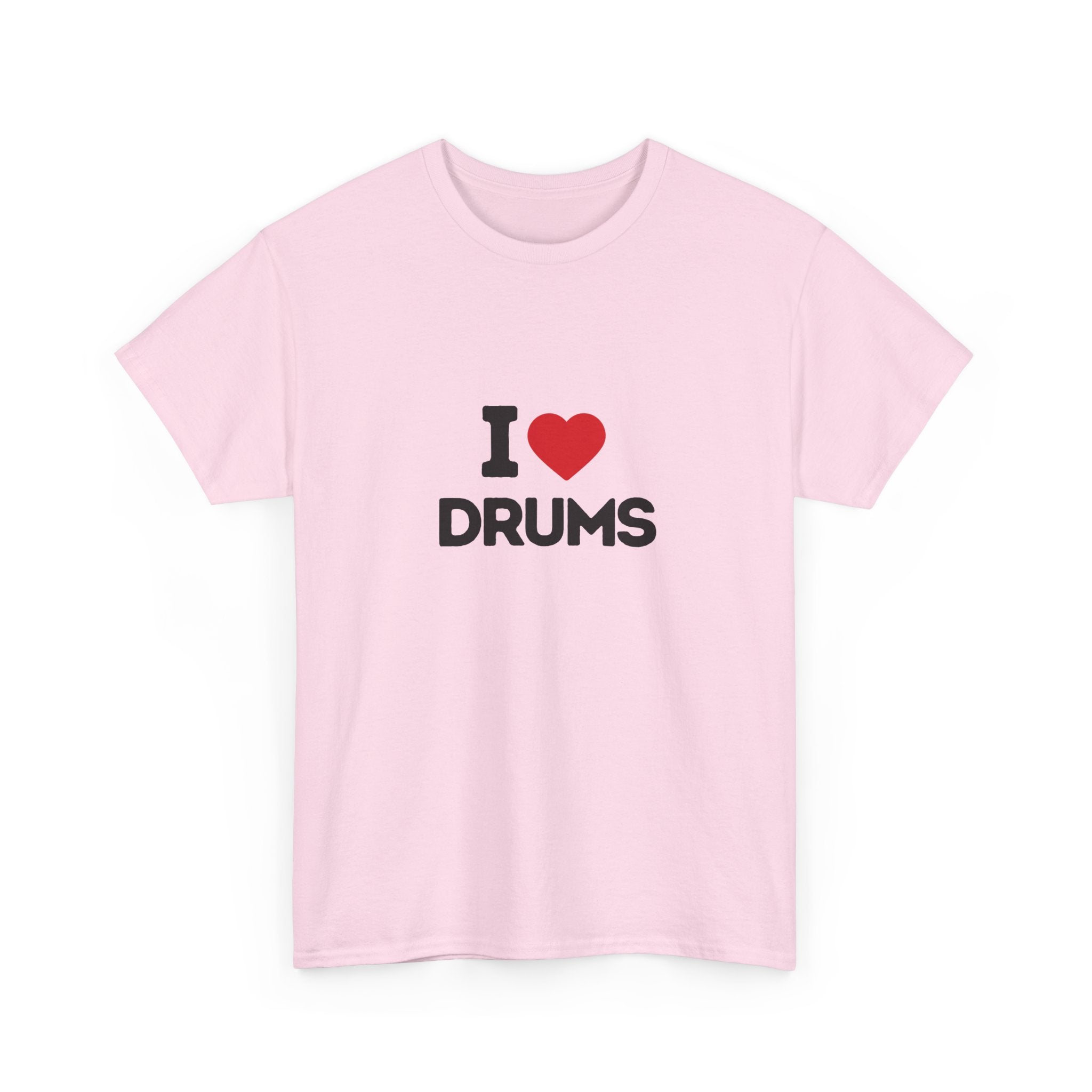 I Heart Drums T-Shirt, Funny Drummer Gift Shirt, Drumming Lover Tee, Gift for Drummer, Percussion Music Shirt, Drum Player Gift Idea