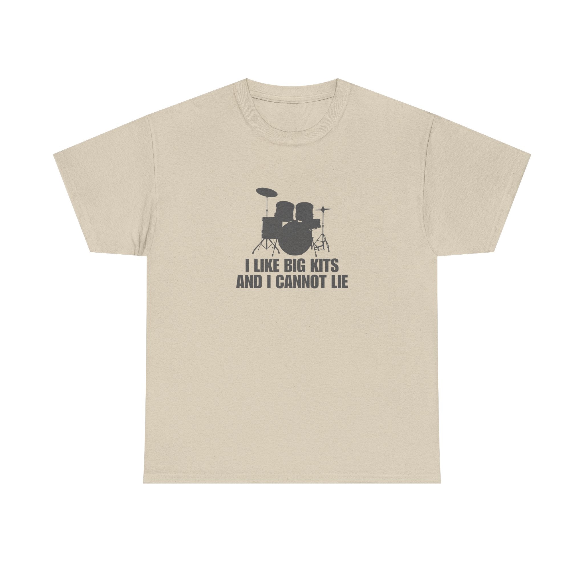 I Like Big Kits and I Cannot Lie T-Shirt - Funny Drummer Graphic Tee Music Shirt
