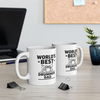 World's Best Drummer Dad Mug - Drumming Gift for Dad