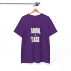 Drum and Bass T-Shirt - Funny Drummer Graphic Tee Rum & Ass Money Music Shirt