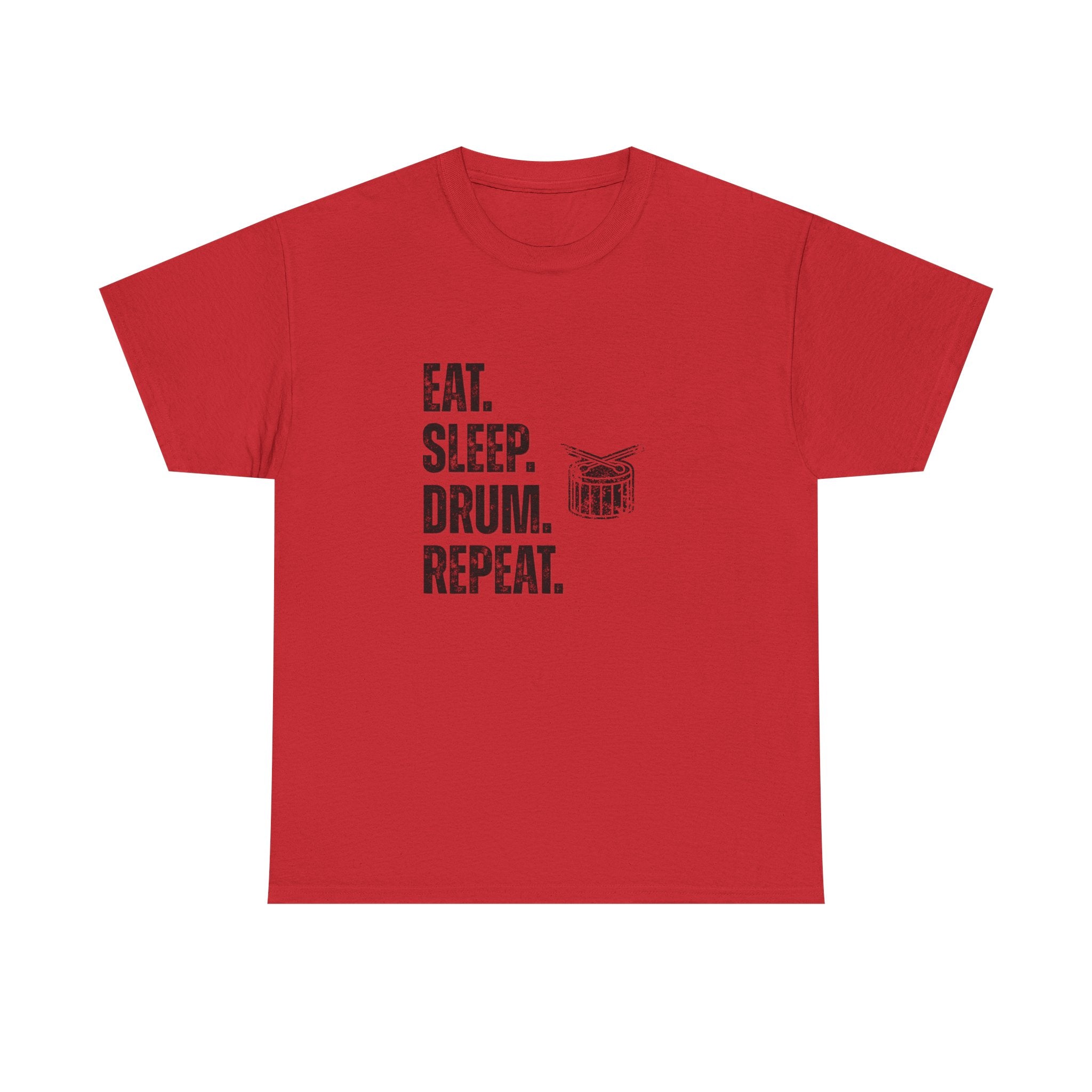 Eat Sleep Drum Repeat T-Shirt - Drummer Graphic Tee