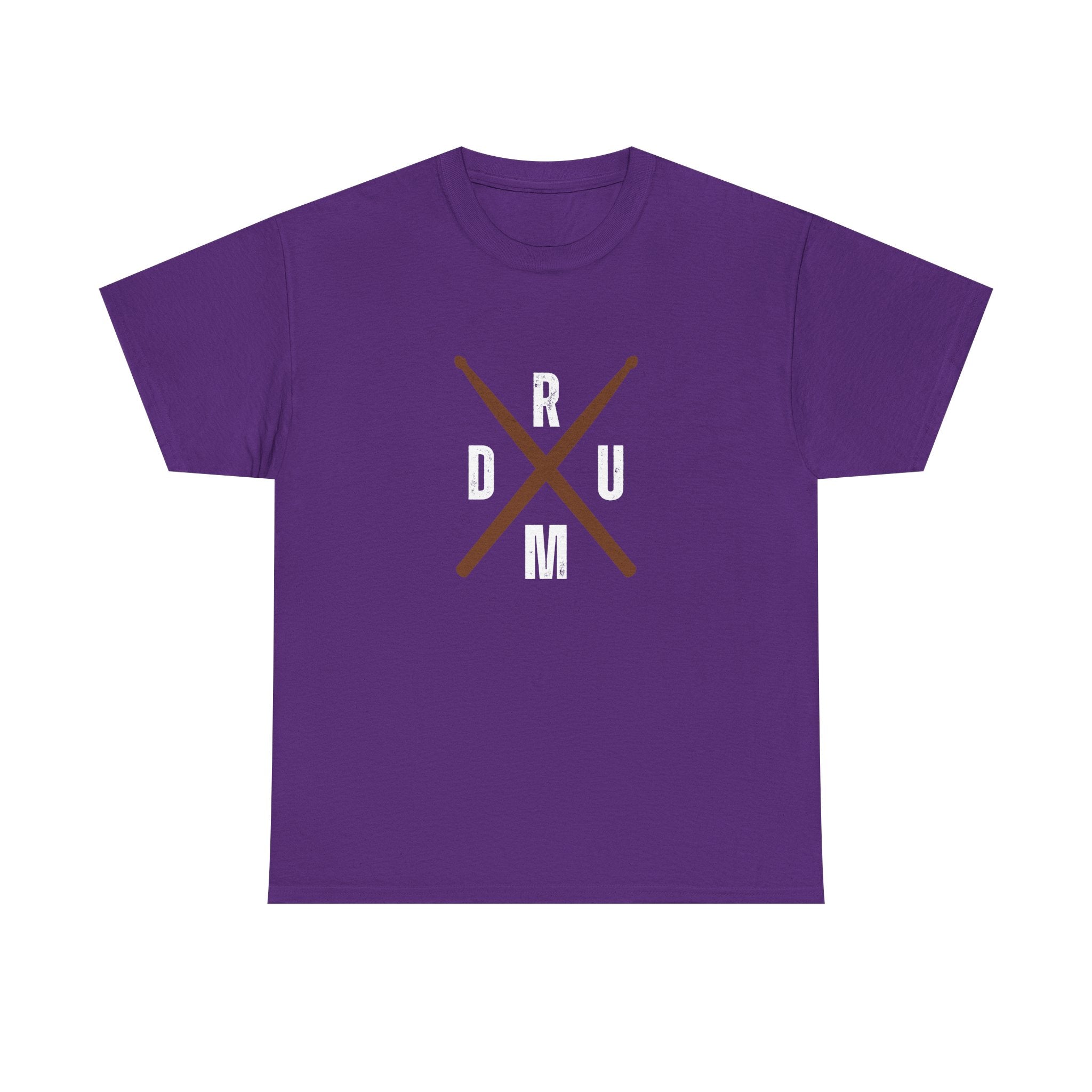 Drumsticks Crossed T-Shirt - Drummer Graphic Tee Drum Musician Shirt