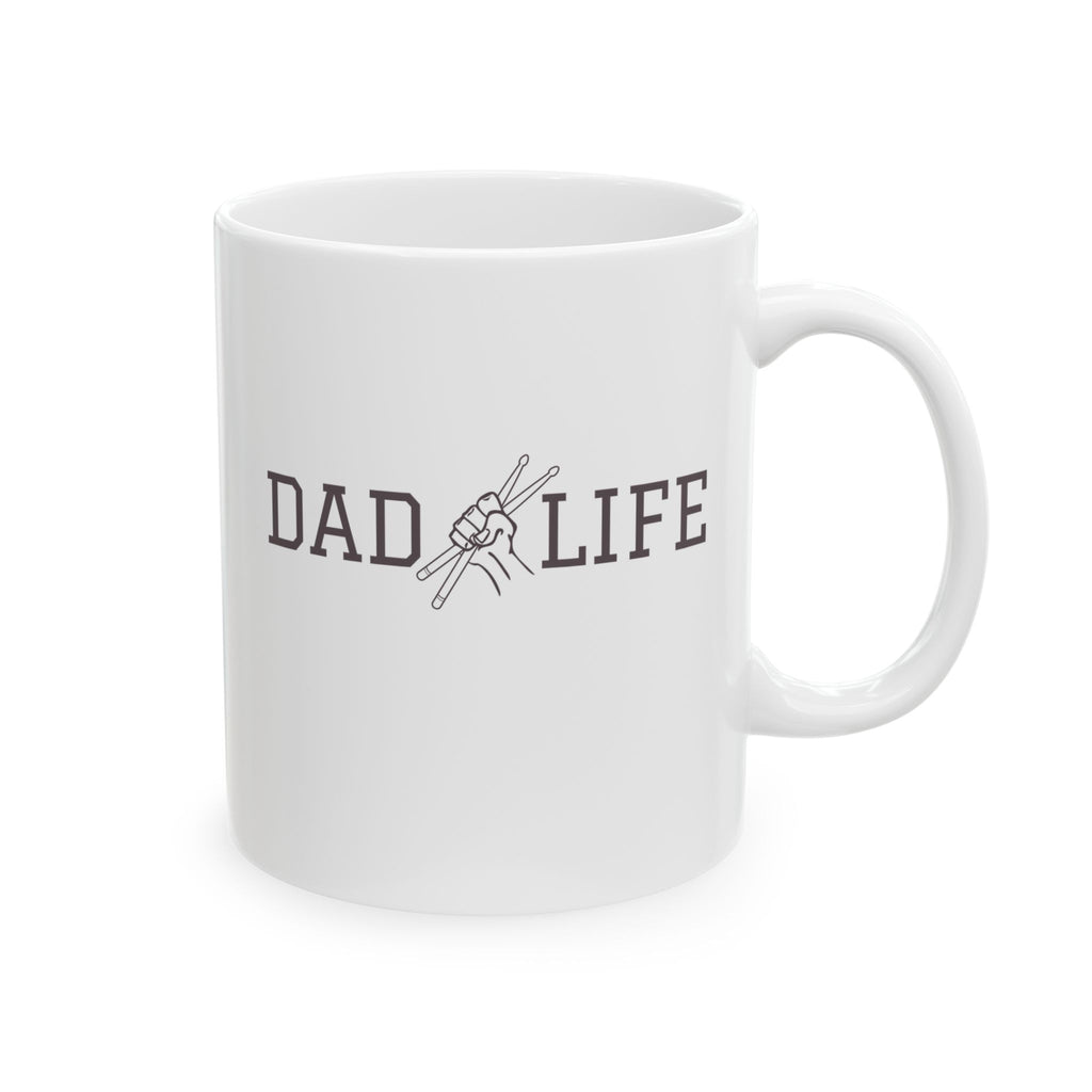 Dad Life Drummer Mug – Drumming Dad Coffee Mug Gift