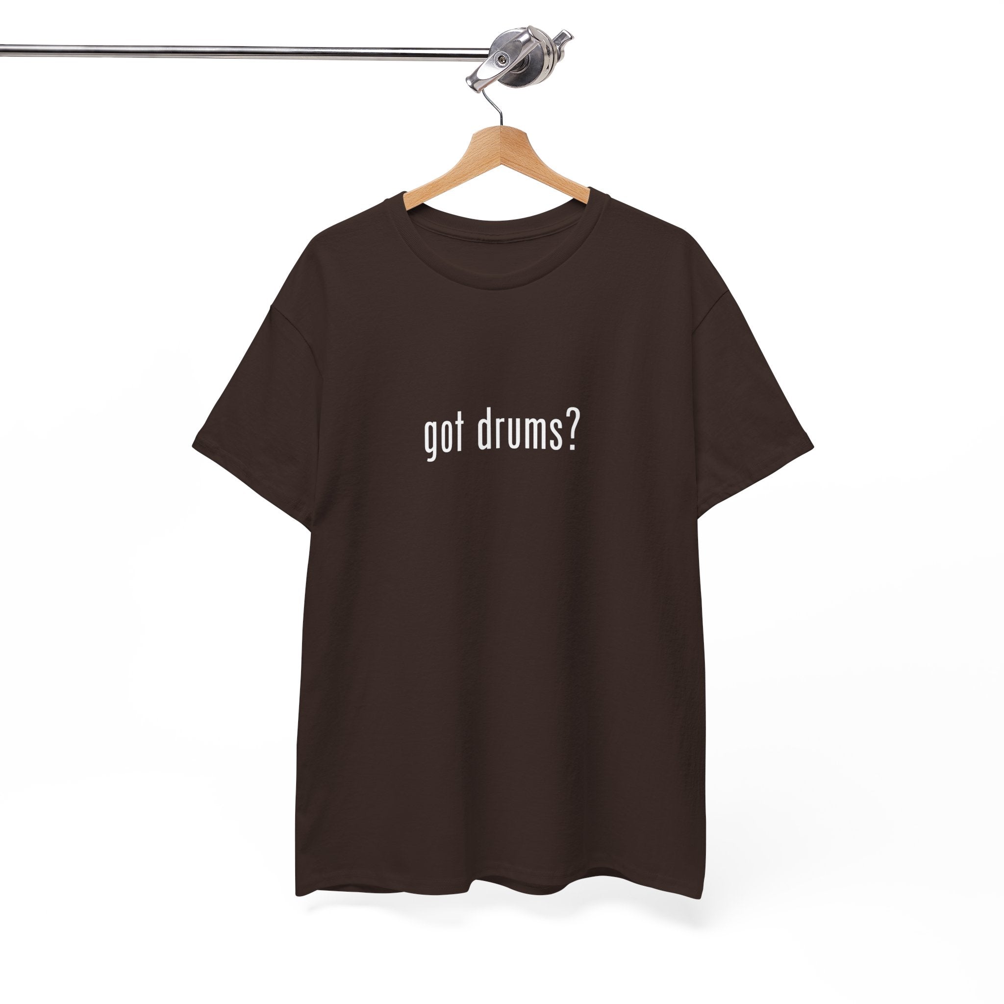 Got Drums? T‑Shirt - Minimalist Drum Tee for Drummers & Music Lovers