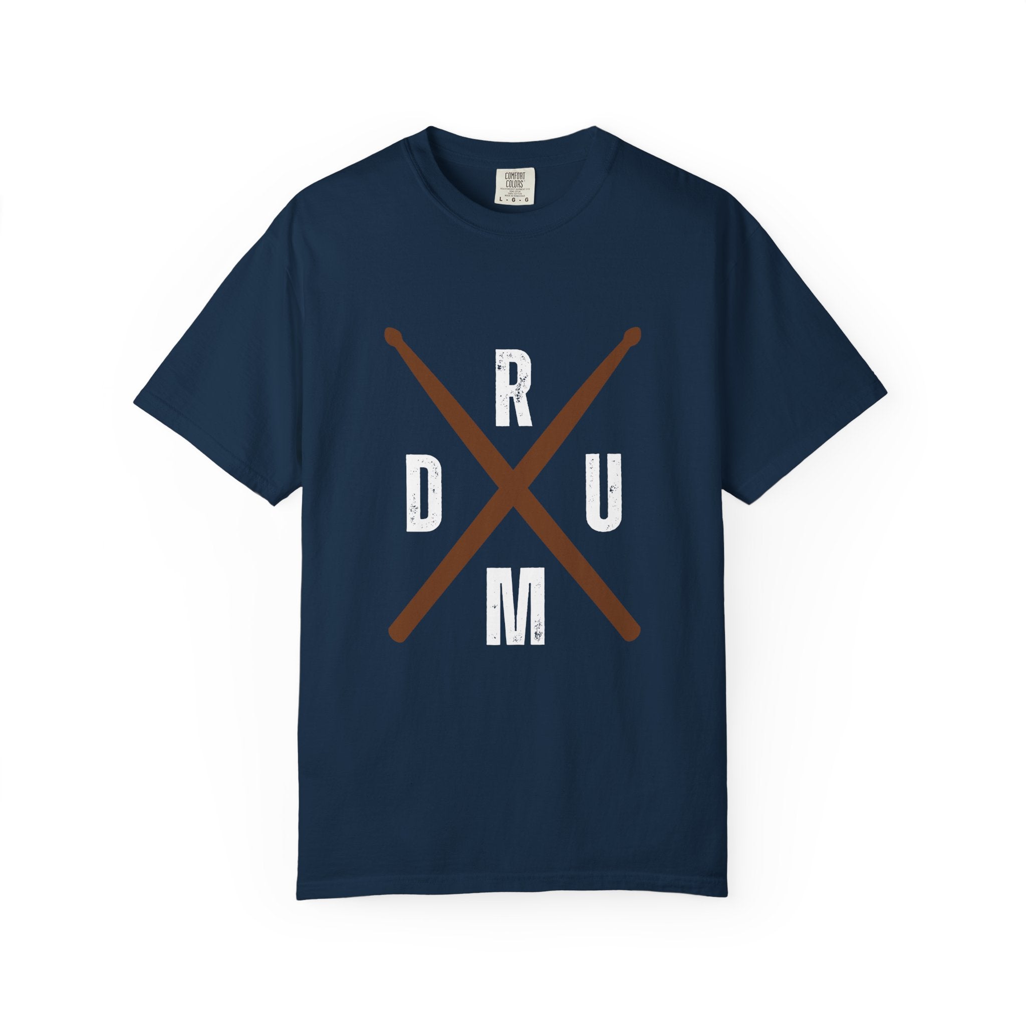 Drumstick Cross T-Shirt - Drummer Graphic Tee