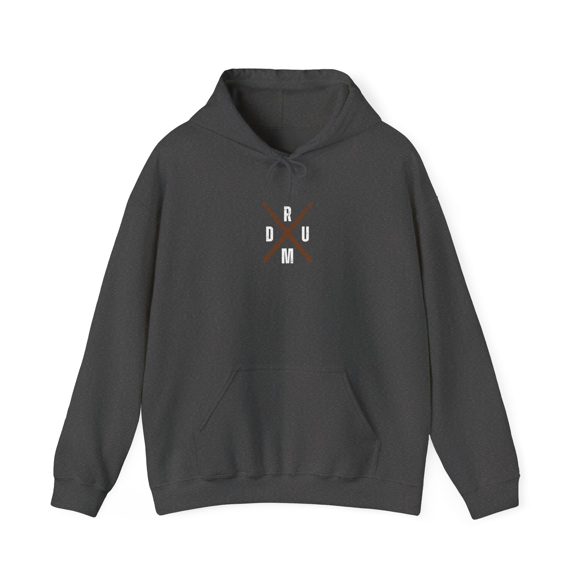 Drumsticks Crossed Hoodie - Drummer Sweatshirt Drum Musician Pullover