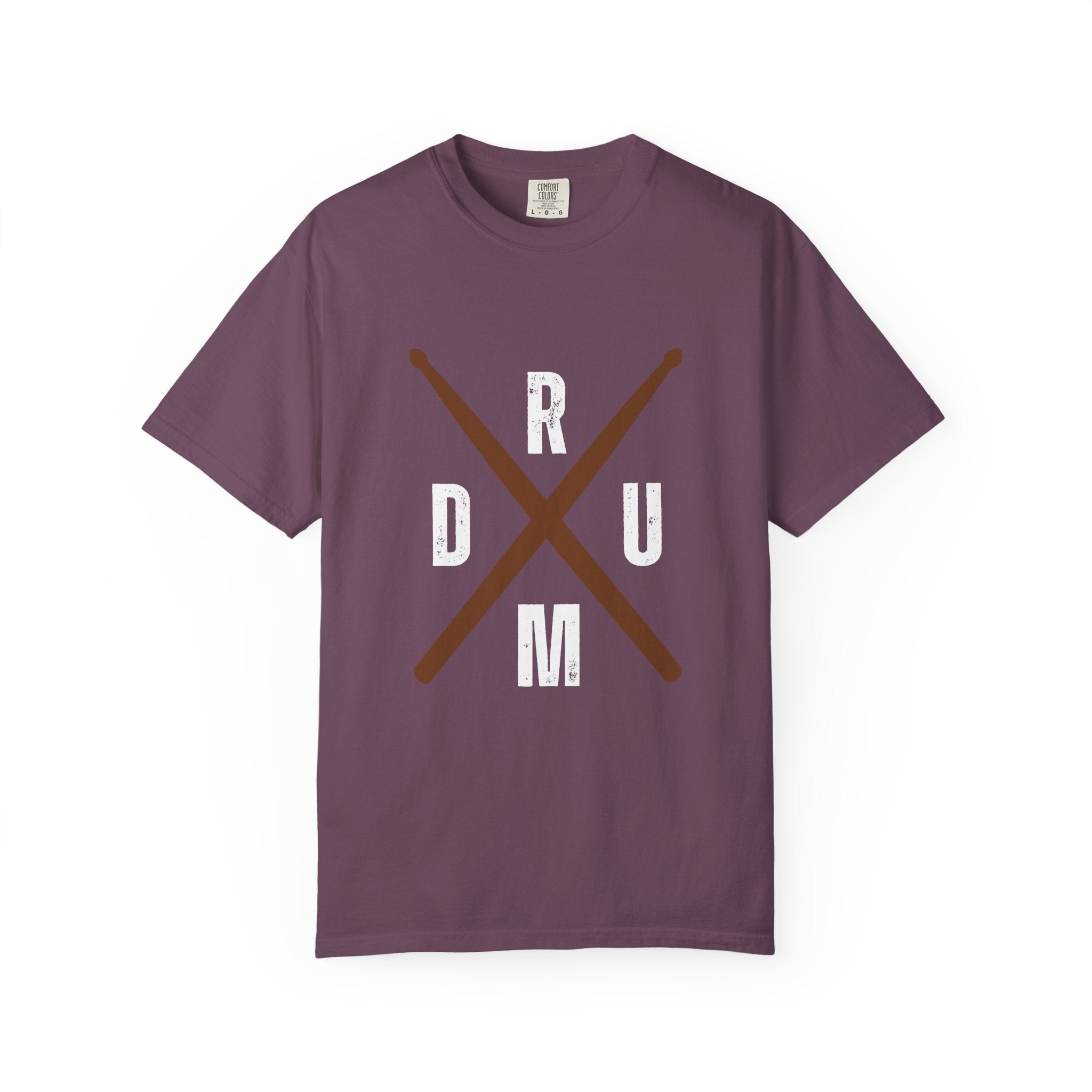 Drumstick Cross T-Shirt - Drummer Graphic Tee