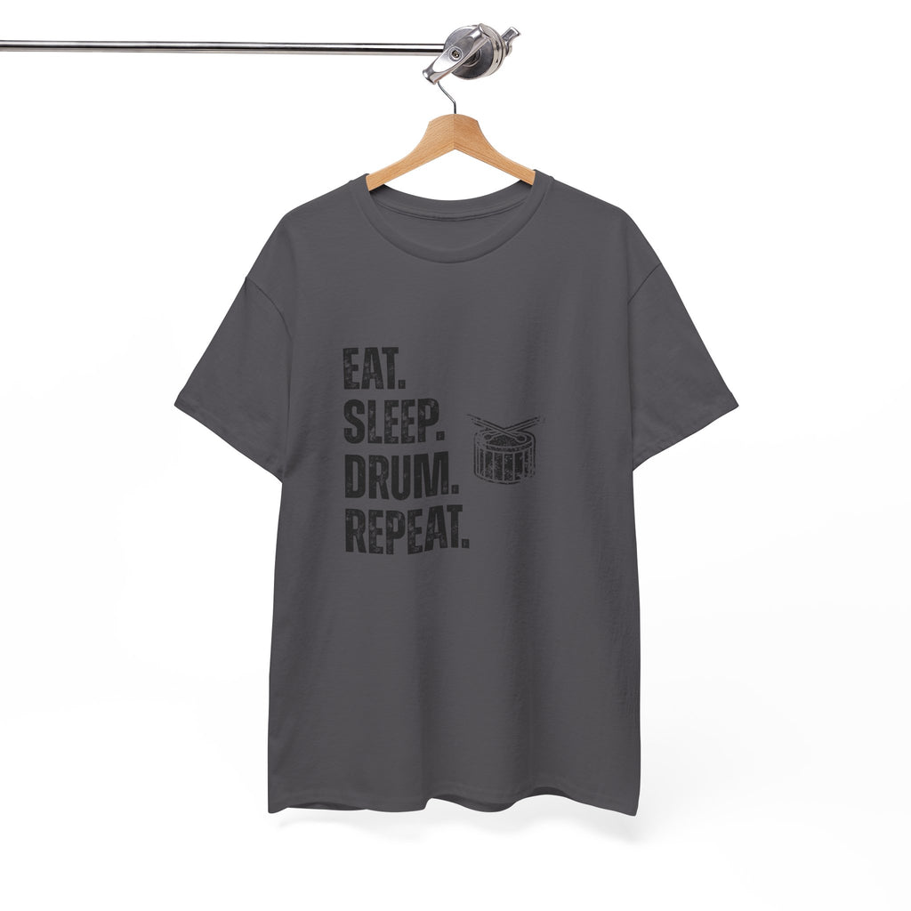 Eat Sleep Drum Repeat T-Shirt - Drummer Graphic Tee