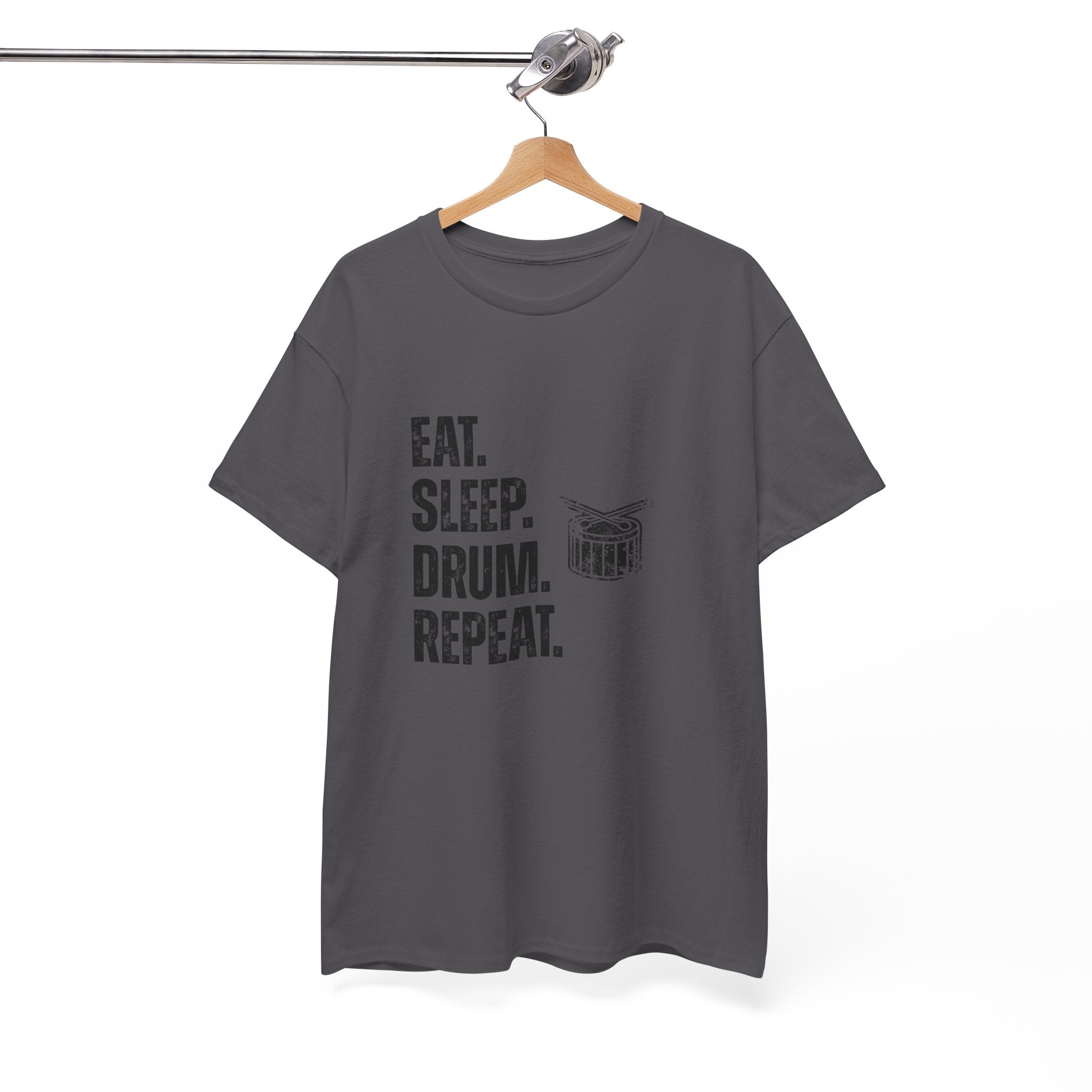 Eat Sleep Drum Repeat T-Shirt - Drummer Graphic Tee