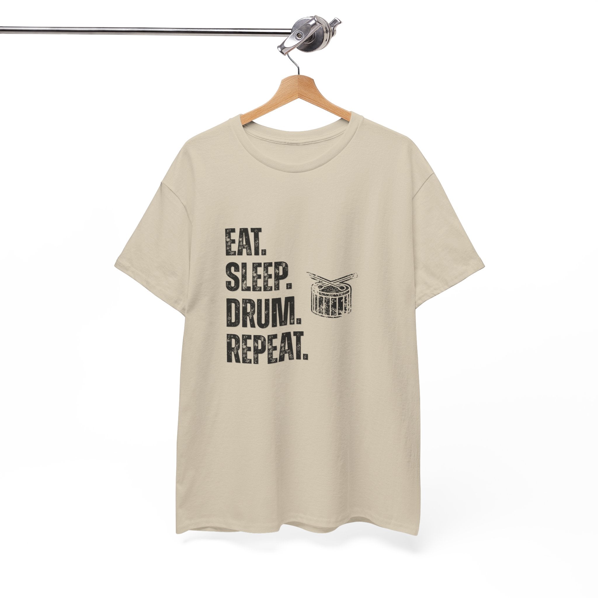 Eat Sleep Drum Repeat T-Shirt - Drummer Graphic Tee