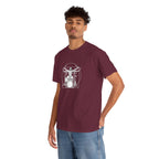 Drummer Vitruvian T-shirt - Drum Kit Graphic Tee Musician Shirt
