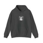 Drummer Vitruvian Hoodie - Drum Kit Graphic Sweatshirt for Drummers