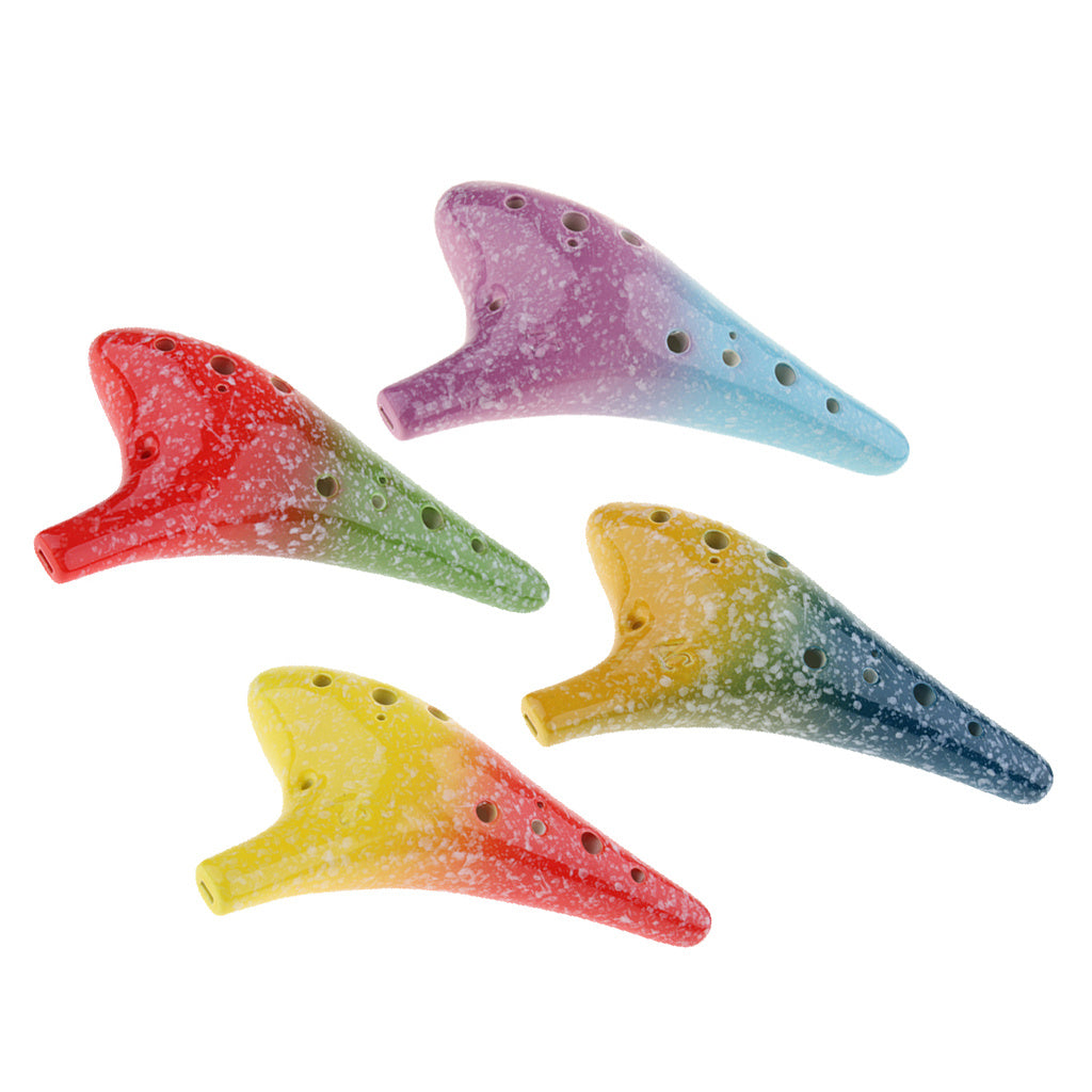 Ceramic Ocarina - 12 Holes Smooth Ethereal Melodies