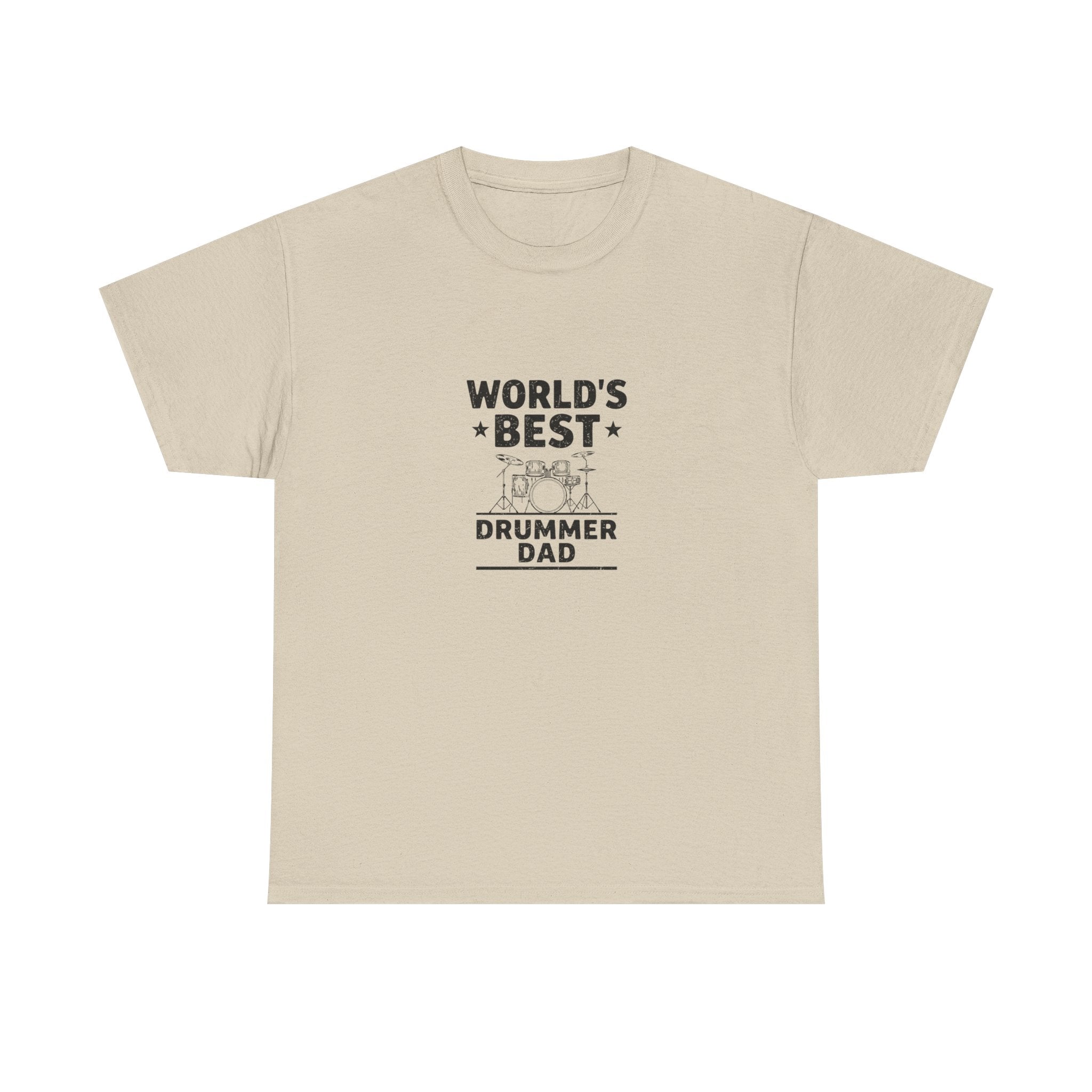 World's Best Drummer Dad T-Shirt - Drumming Gift for Dad