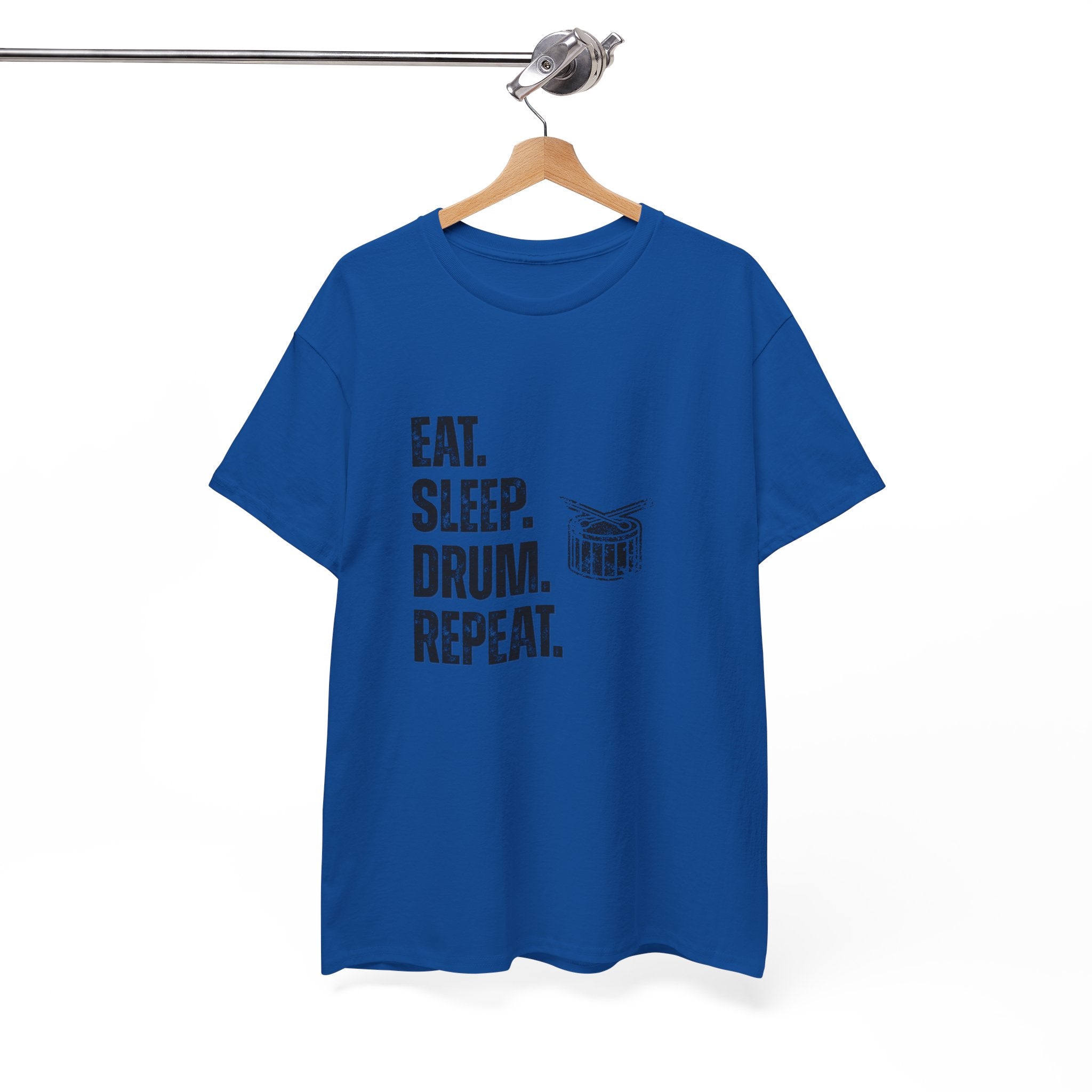 Eat Sleep Drum Repeat T-Shirt - Drummer Graphic Tee