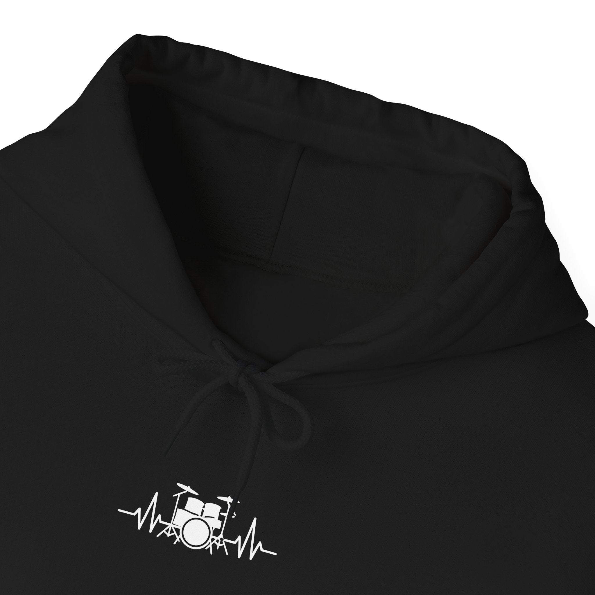Drummer Heartbeat Lifeline Hoodie - Drummer’s Life Line Sweatshirt