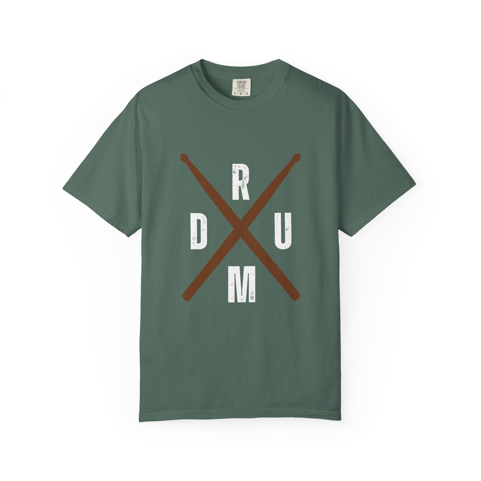 Drumstick Cross T-Shirt - Drummer Graphic Tee