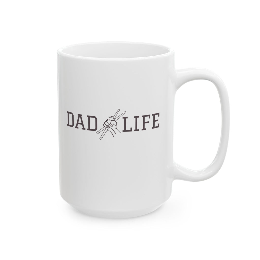 Dad Life Drummer Mug – Drumming Dad Coffee Mug Gift