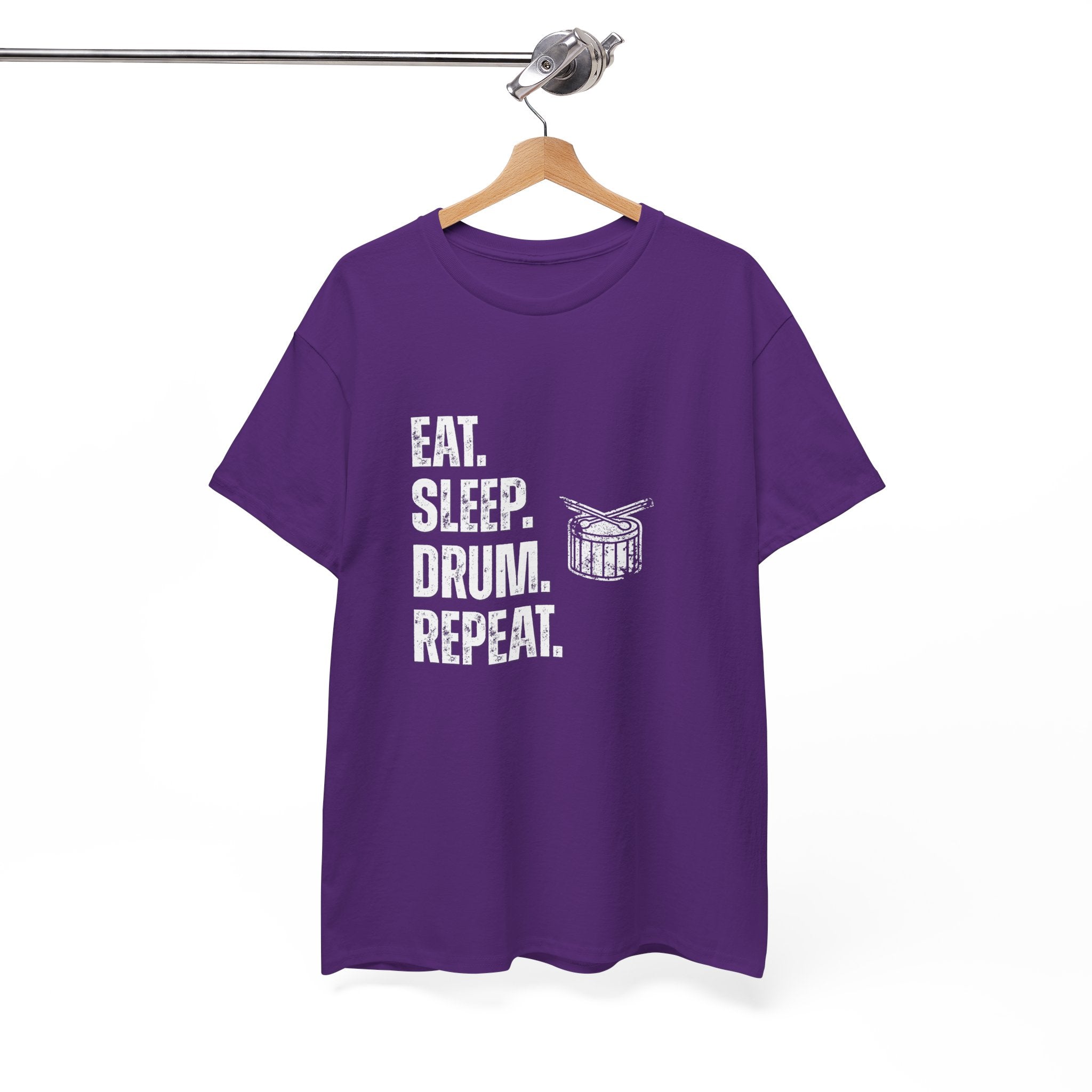Eat Sleep Drum Repeat T-Shirt - Drummer Graphic Tee