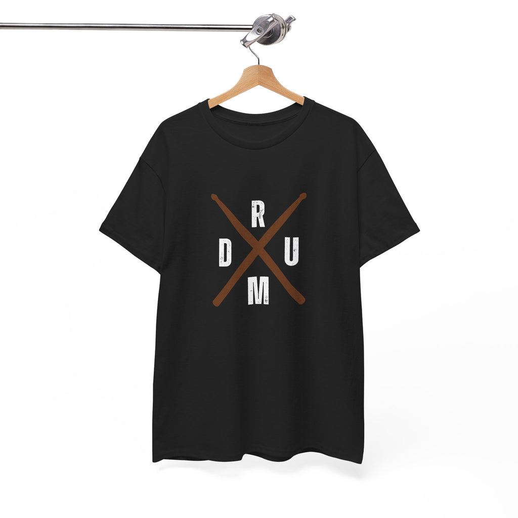 Drumsticks Crossed T-Shirt - Drummer Graphic Tee Drum Musician Shirt