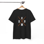 Drumsticks Crossed T-Shirt - Drummer Graphic Tee Drum Musician Shirt