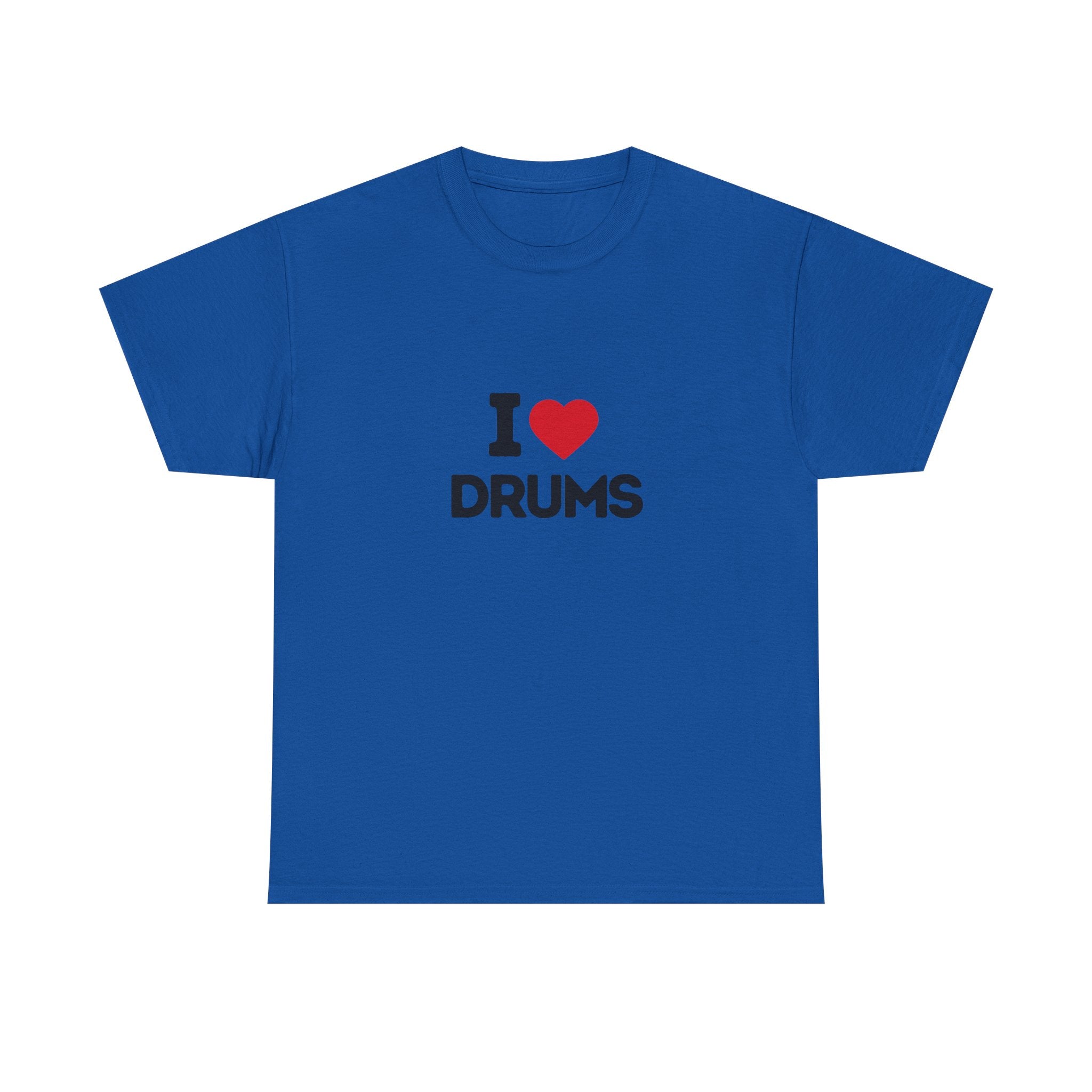 I Heart Drums T-Shirt, Funny Drummer Gift Shirt, Drumming Lover Tee, Gift for Drummer, Percussion Music Shirt, Drum Player Gift Idea