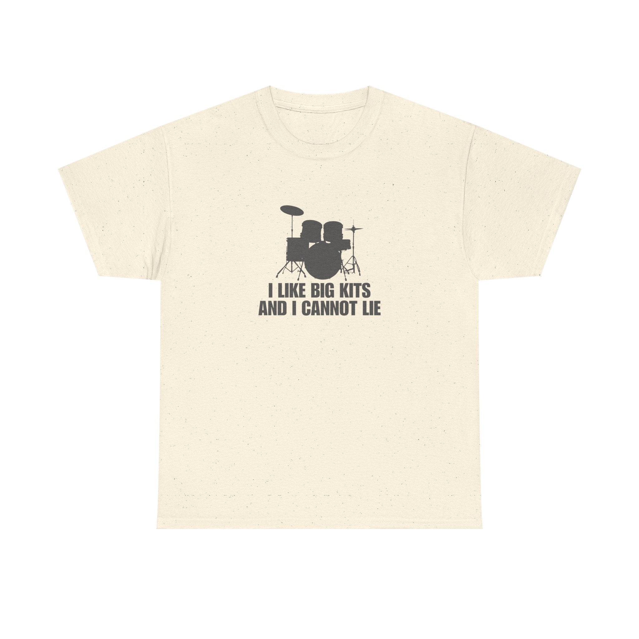 I Like Big Kits and I Cannot Lie T-Shirt - Funny Drummer Graphic Tee Music Shirt