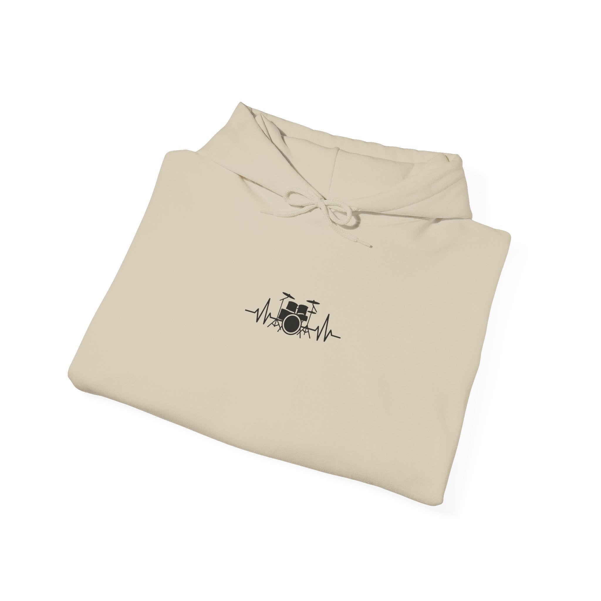 Drummer Heartbeat Lifeline Hoodie - Drummer’s Life Line Sweatshirt