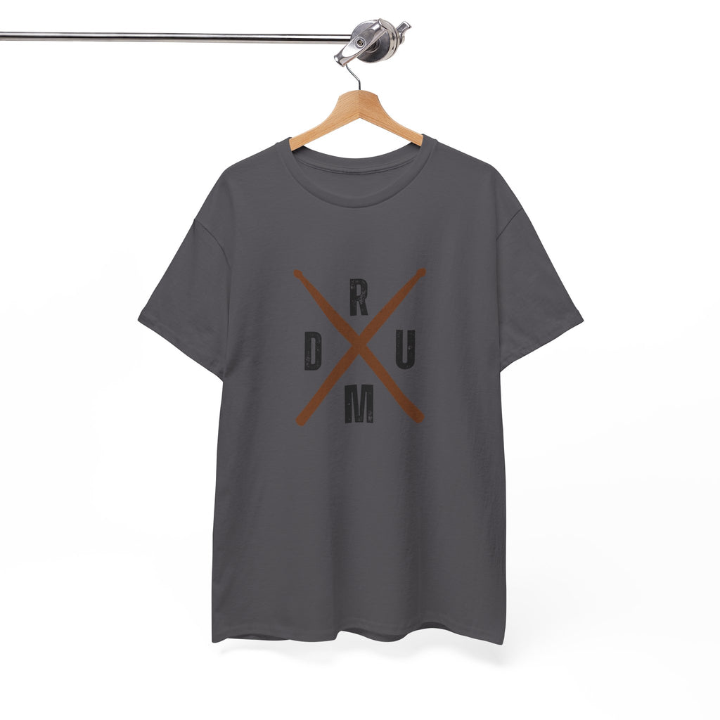 Drumsticks Crossed T-Shirt - Drummer Graphic Tee Drum Musician Shirt